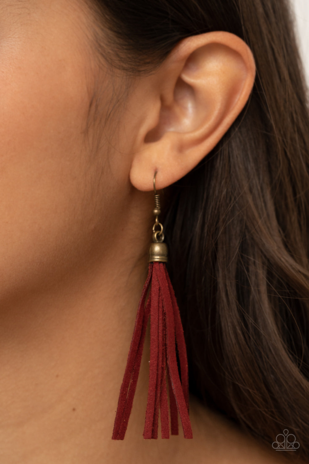 Paparazzi ♥ Feel at HOMESPUN - Red ♥  Necklace