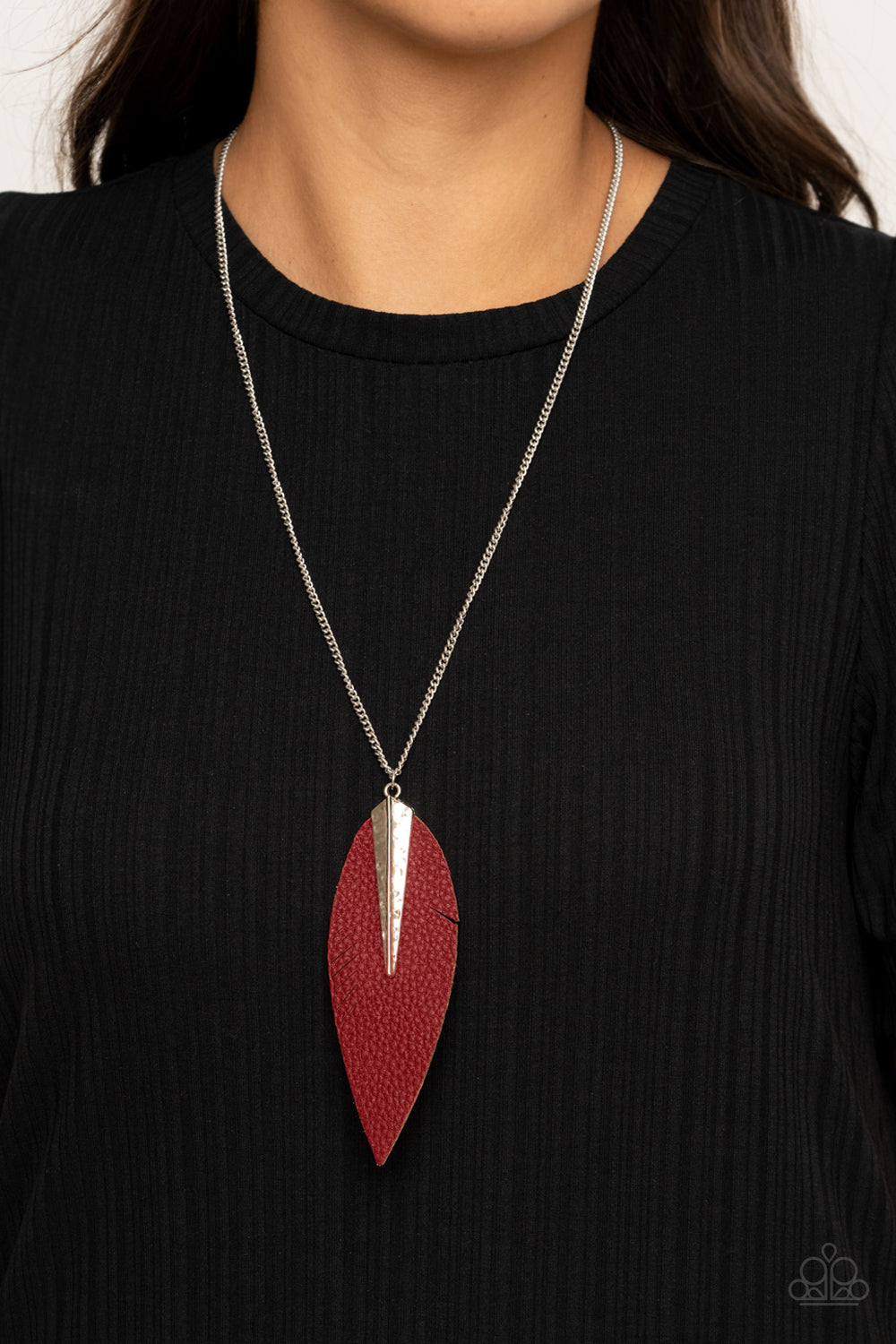 Paparazzi ♥ Quill Quest - Red ♥  Necklace