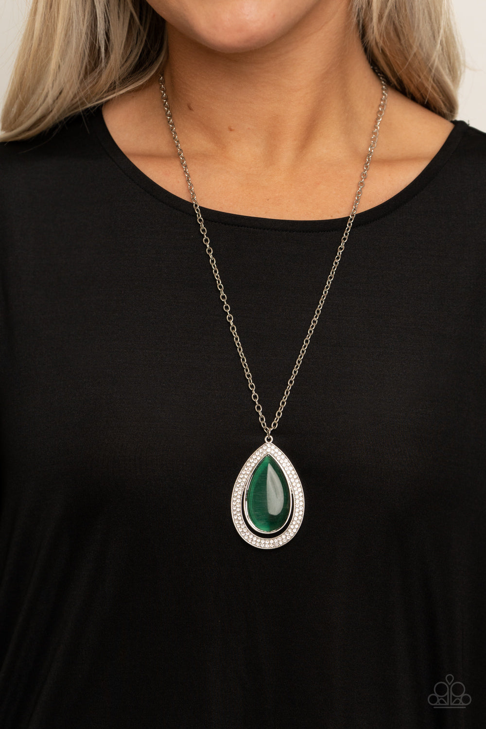 Paparazzi ♥ You Dropped This - Green ♥  Necklace