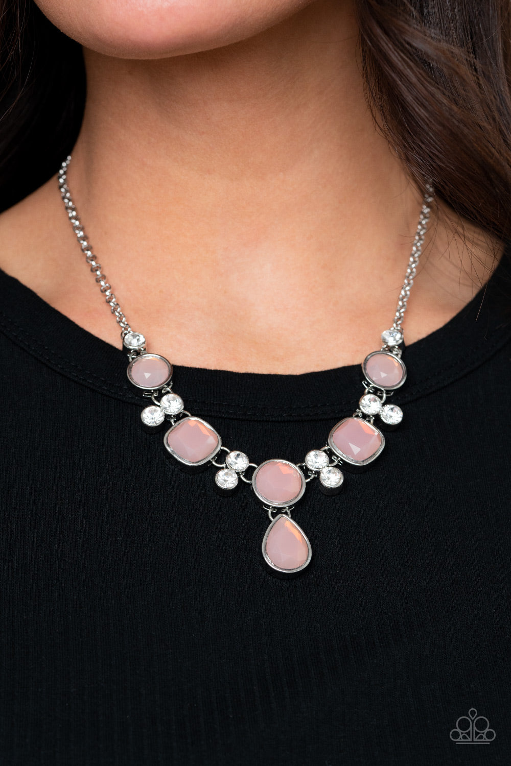 Paparazzi ♥ Crystal Cosmos - Pink ♥  Necklace