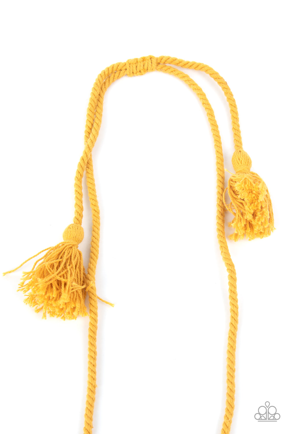 Paparazzi ♥ Look At MACRAME Now - Yellow ♥  Necklace