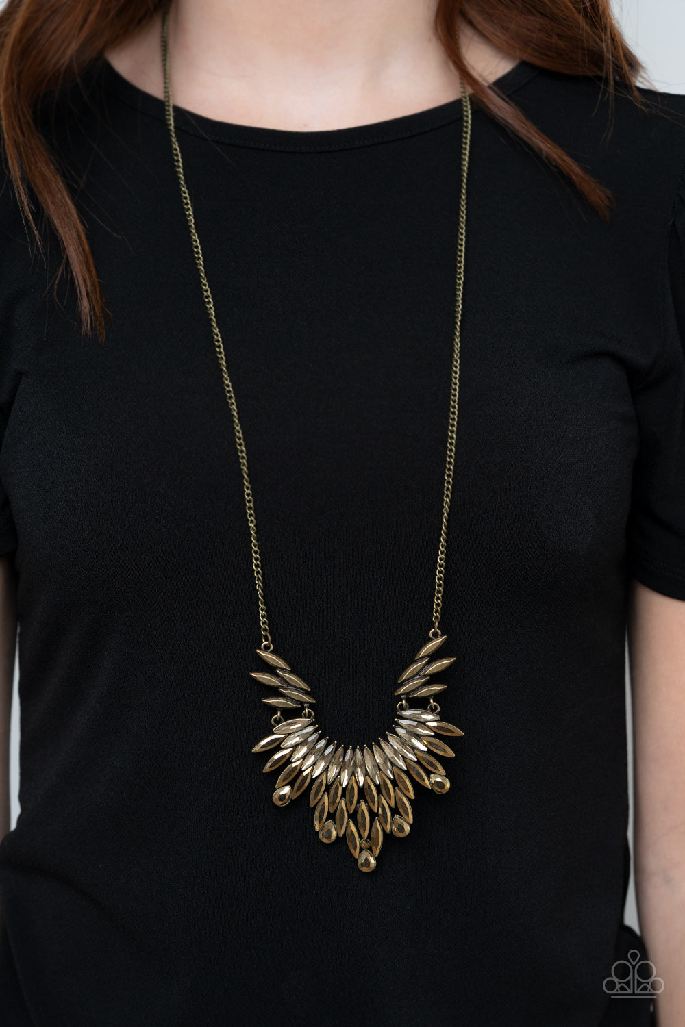 Paparazzi ♥ Leave it to LUXE - Brass ♥  Necklace