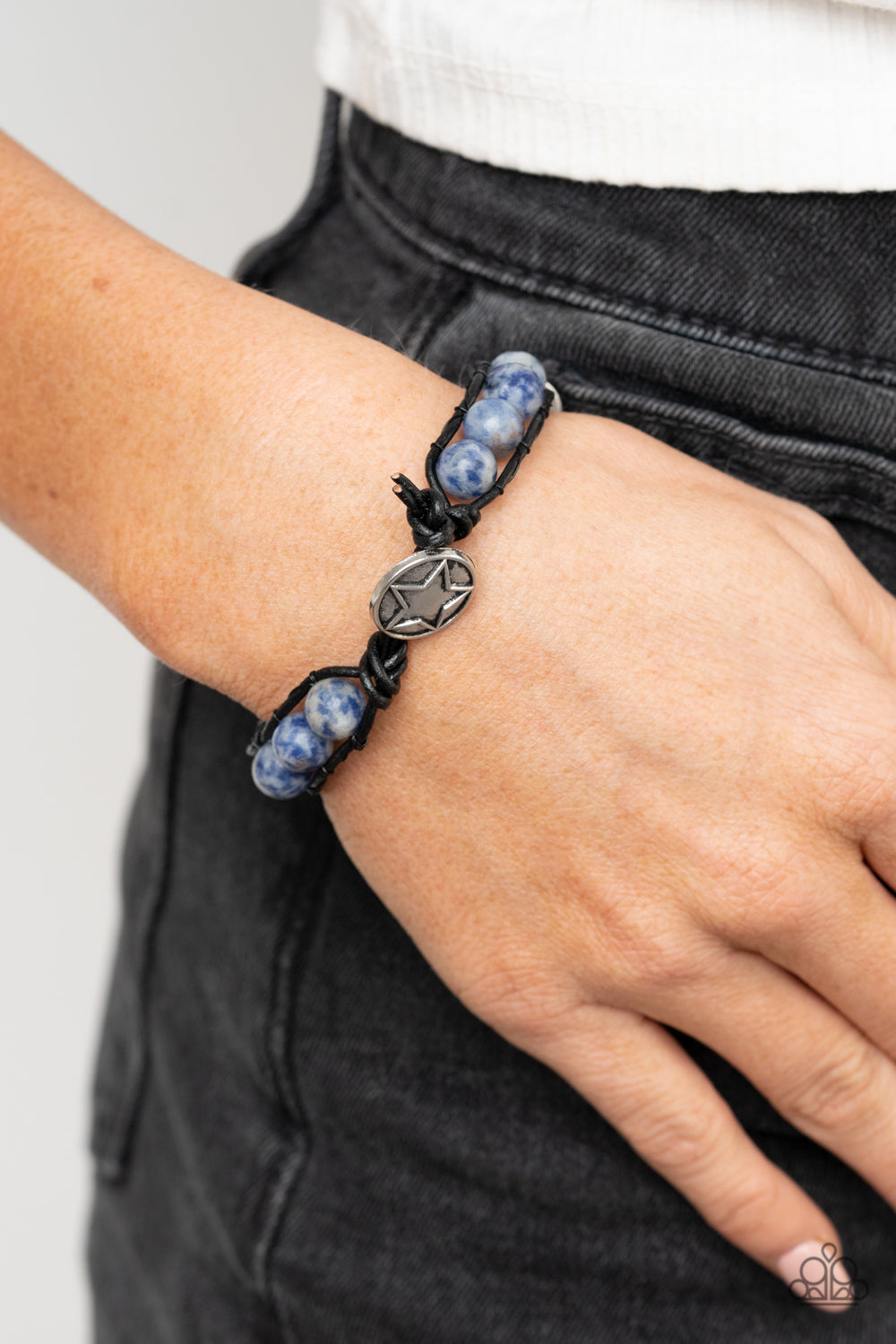Paparazzi ♥ Homespun Stones - Blue ♥  Bracelet