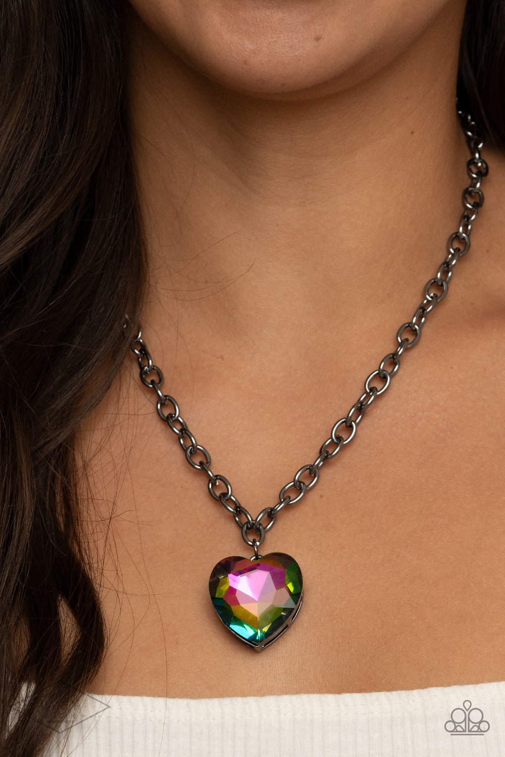 Paparazzi ♥ Flirtatiously Flashy - Multi ♥  Necklace