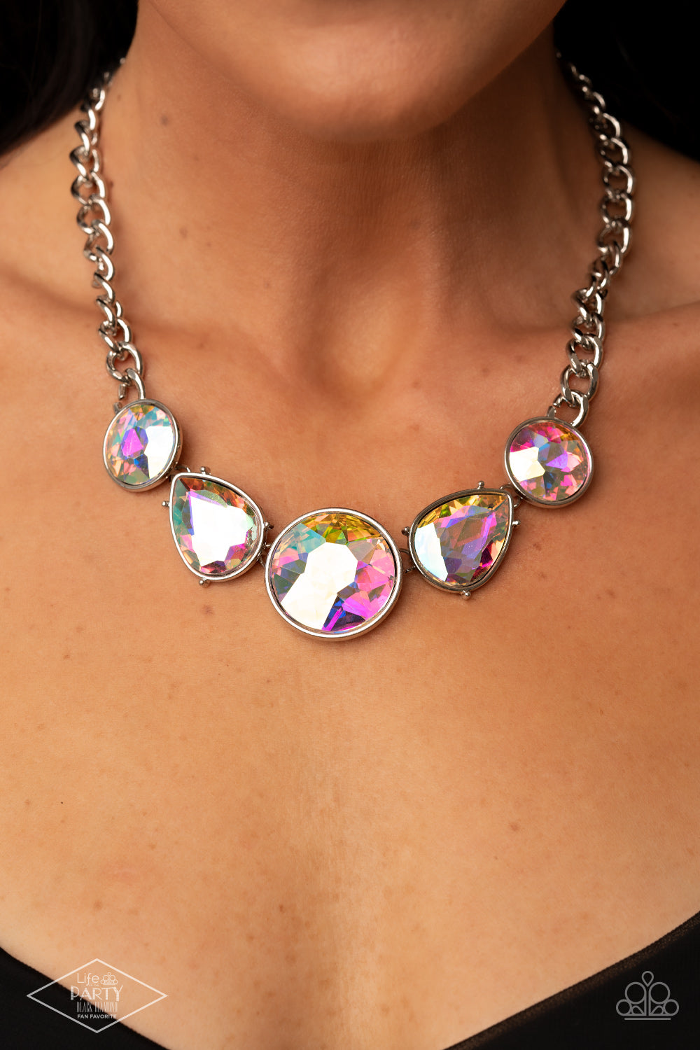 Paparazzi ♥ All The Worlds My Stage - Multi ♥  Necklace