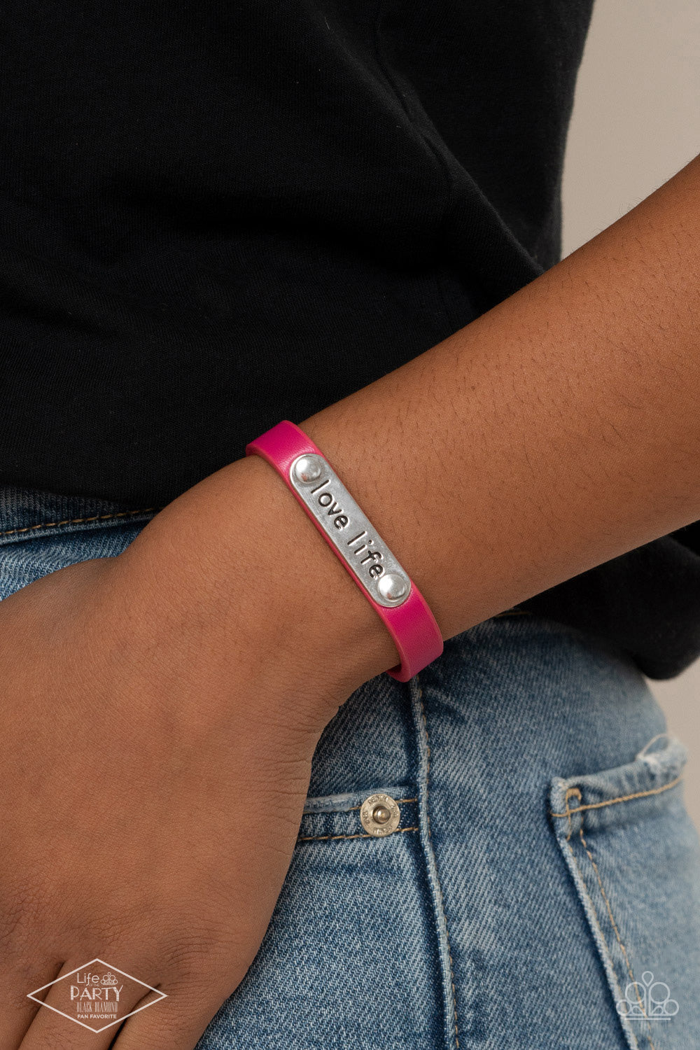 Paparazzi ♥ Love Life - Pink ♥  Bracelet