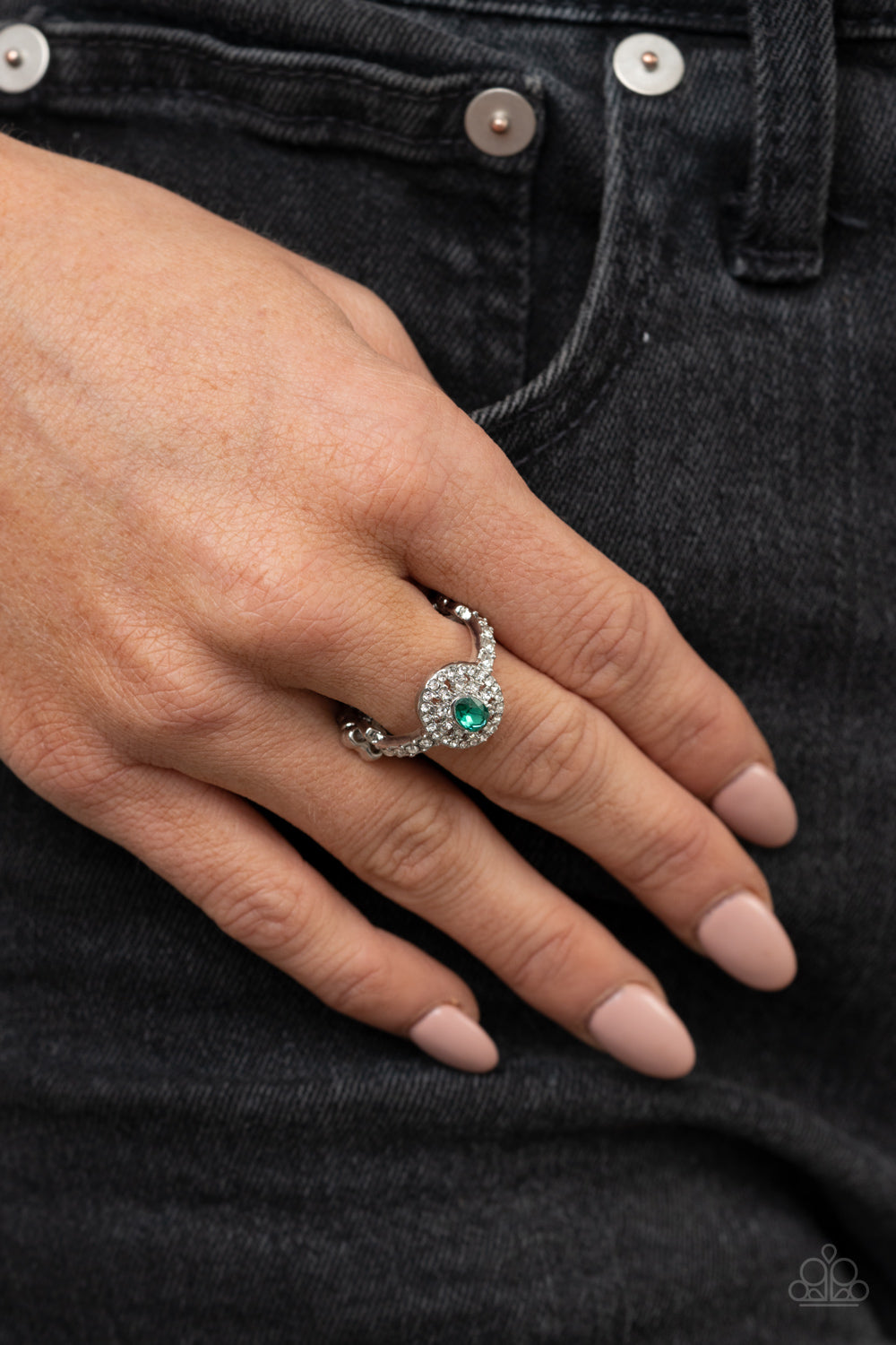 Paparazzi ♥ I Said Yes - Green ♥  Ring