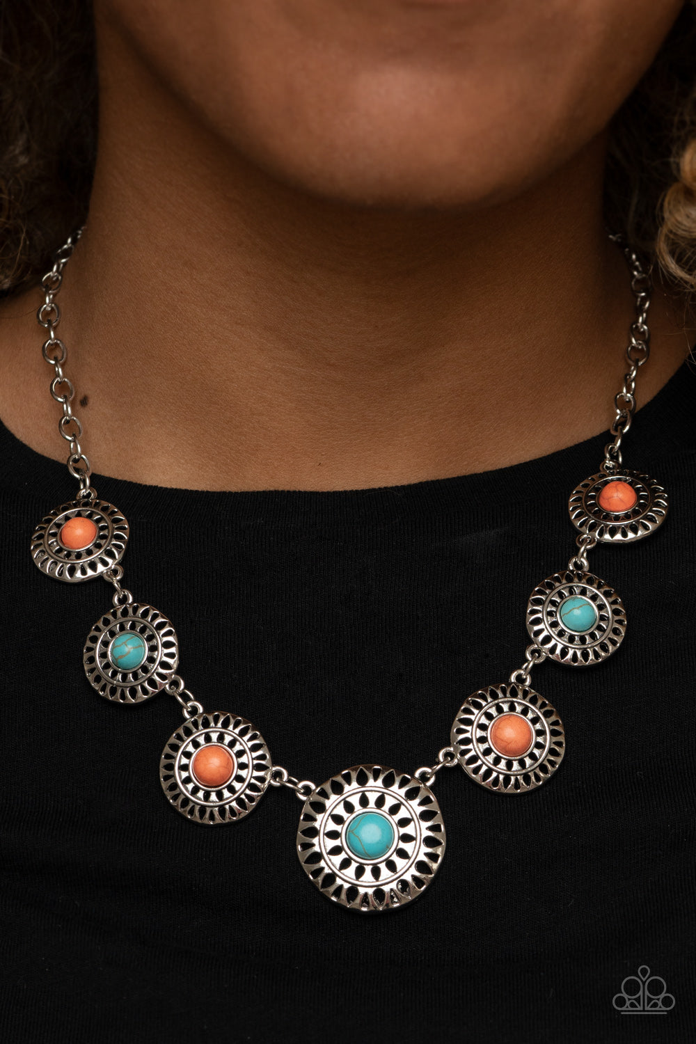 Paparazzi ♥ Sahara Solar Power - Multi ♥  Necklace