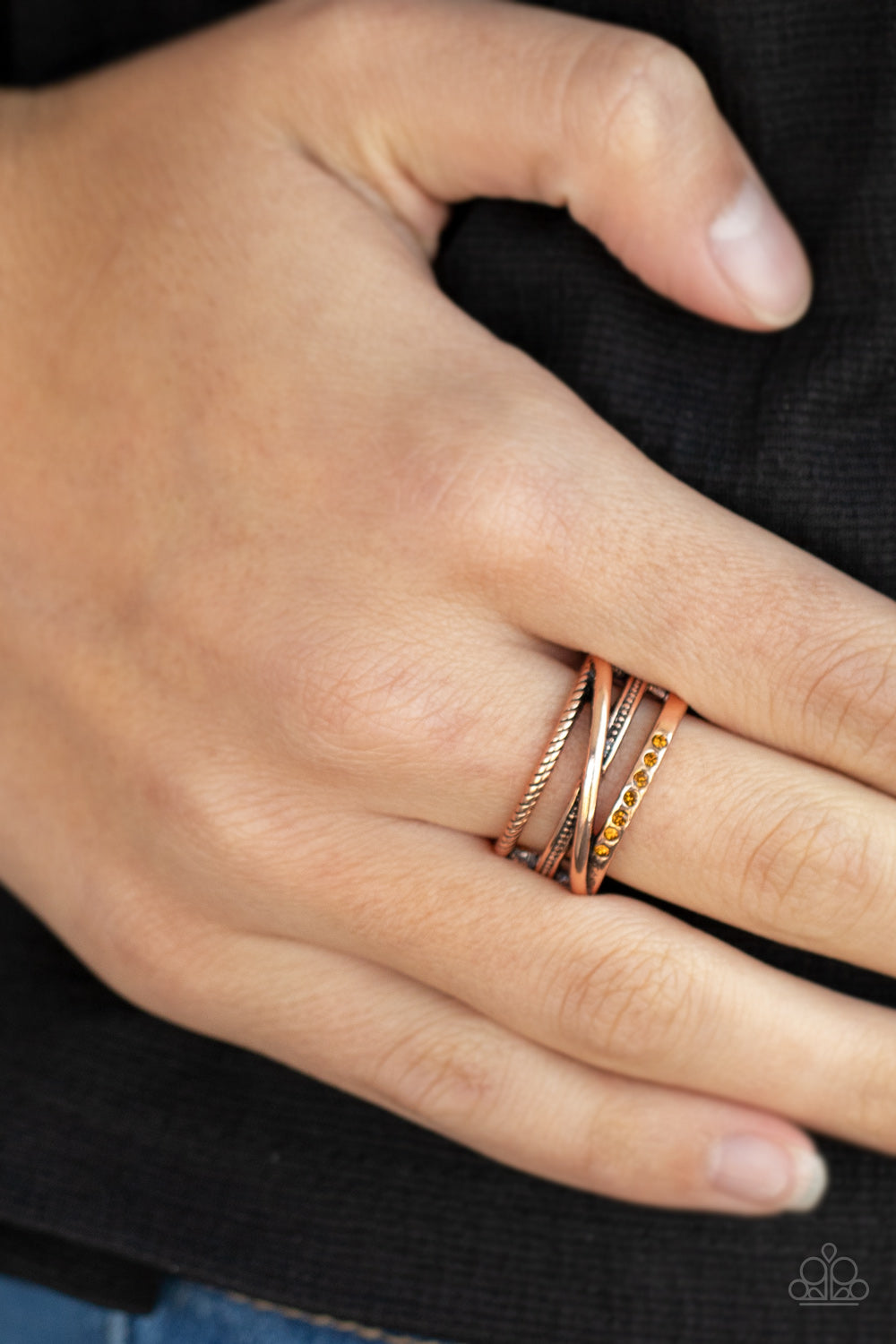 Paparazzi ♥ Stay In Your Lane - Copper ♥  Ring