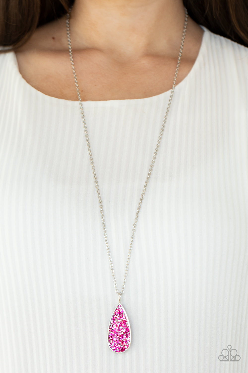 Paparazzi ♥ Daily Dose of Sparkle - Pink ♥  Necklace