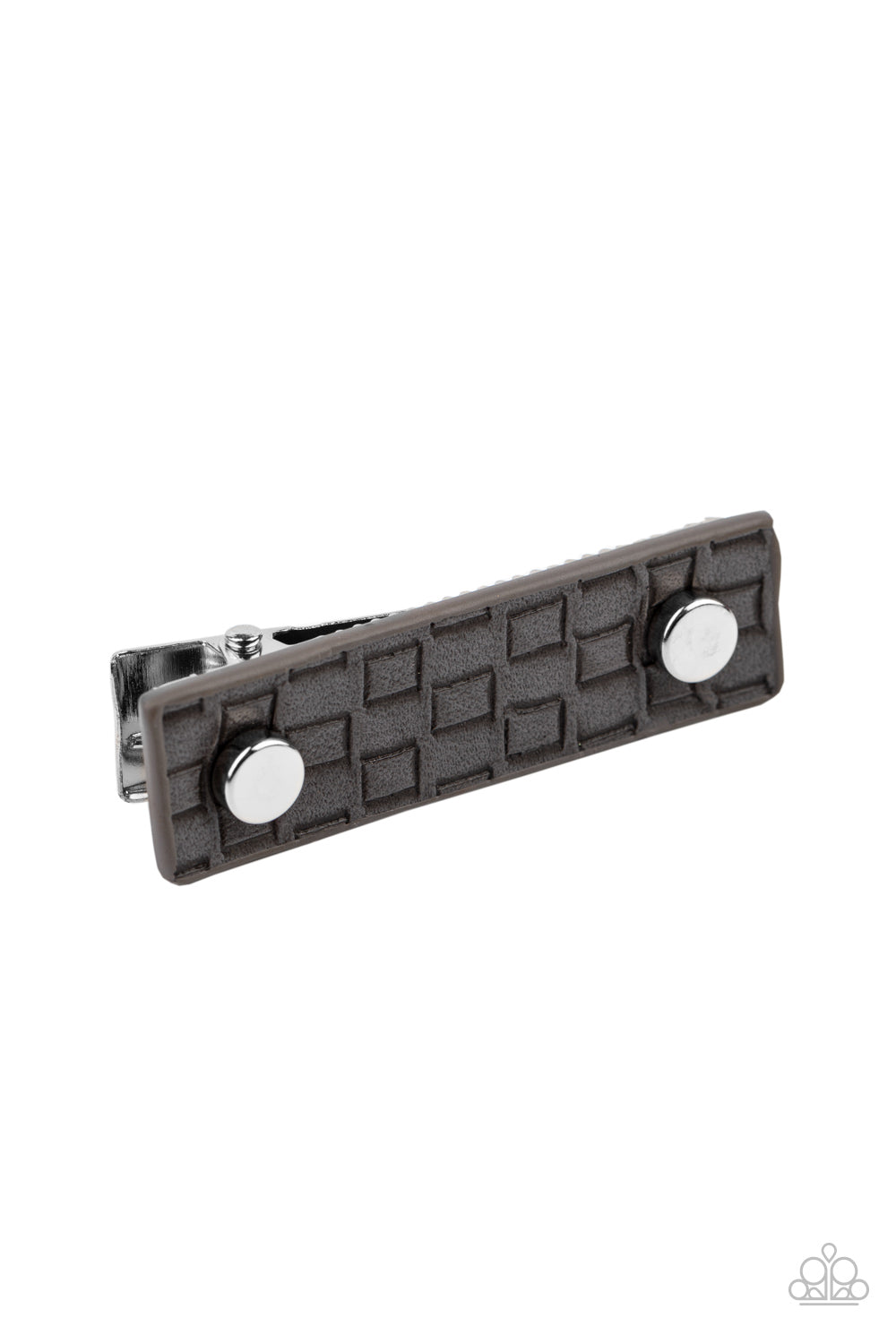Paparazzi ♥ Pleasantly Patterned - Silver ♥  Hair Clip