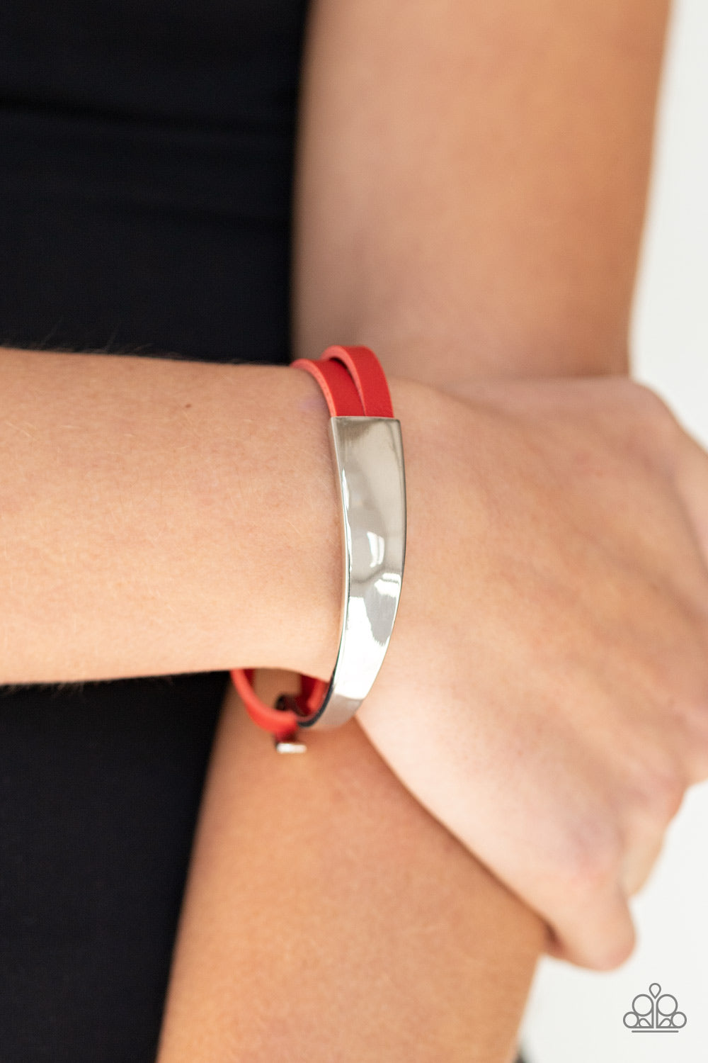 Paparazzi ♥ A Notch Above The Rest - Red ♥  Bracelet
