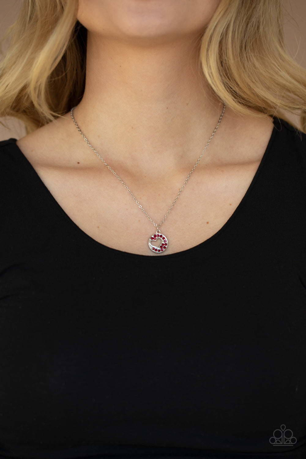 Paparazzi ♥ Bare Your Heart - Red ♥  Necklace