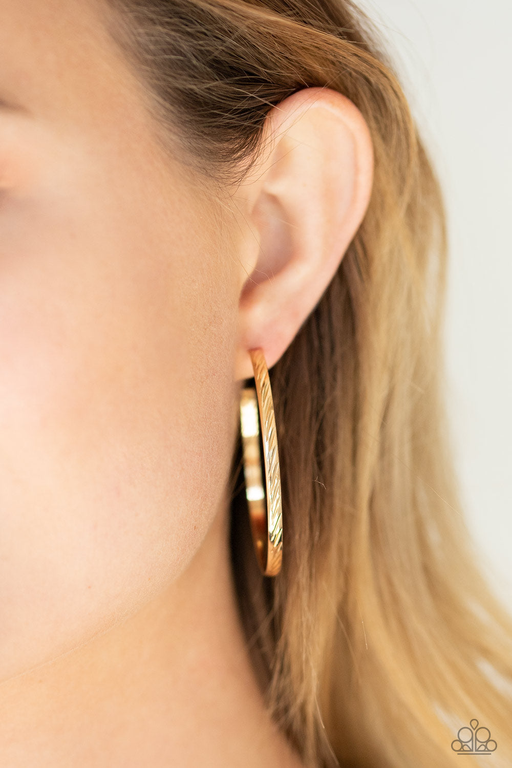 Paparazzi ♥ Reporting for Duty - Gold ♥  Earrings