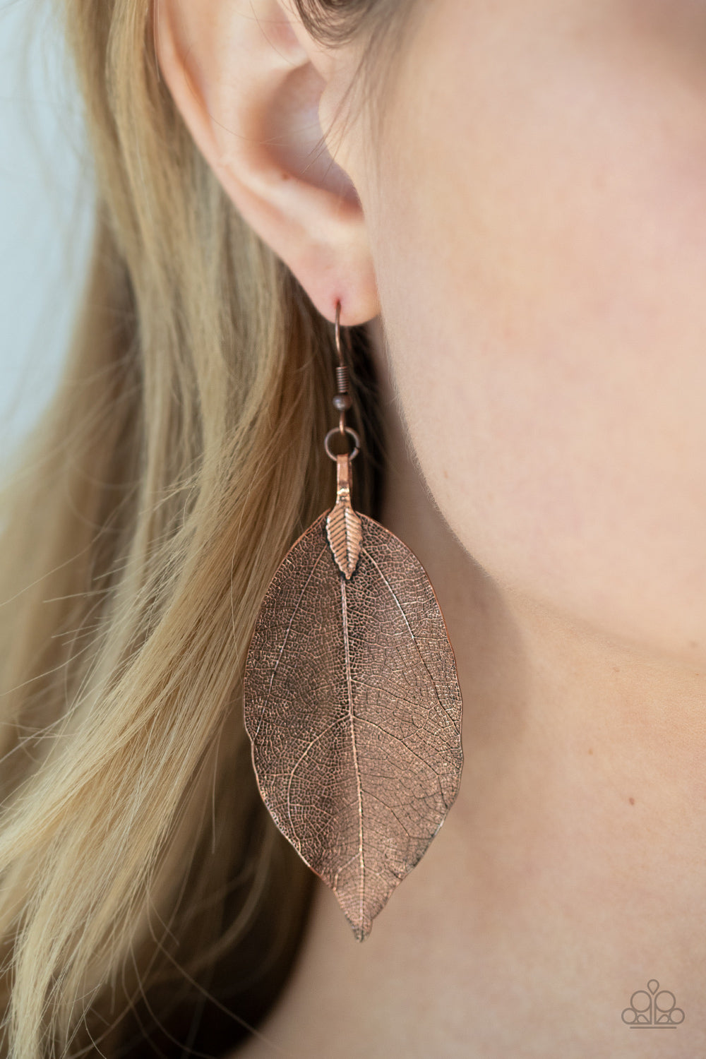 Paparazzi ♥ Leafy Legacy - Copper ♥  Earrings
