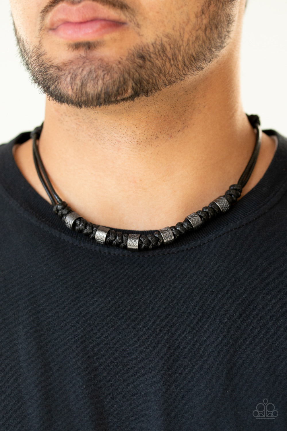 Paparazzi ♥ Rural Rumble - Black ♥  Necklace