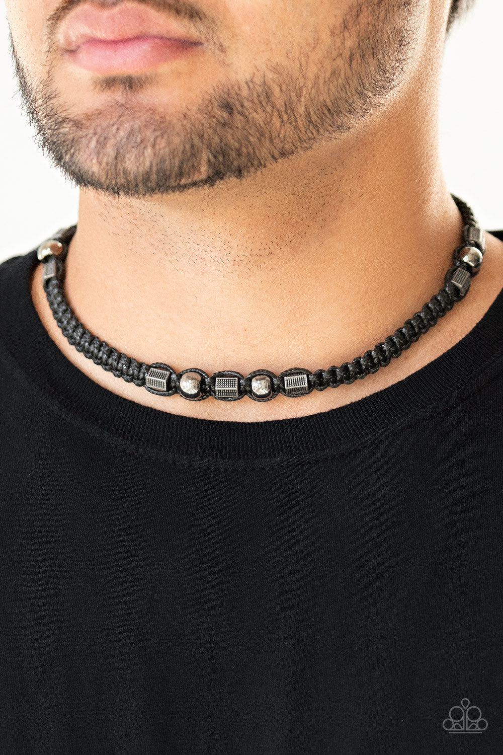 Paparazzi ♥ Take a Trek - Black ♥  Necklace