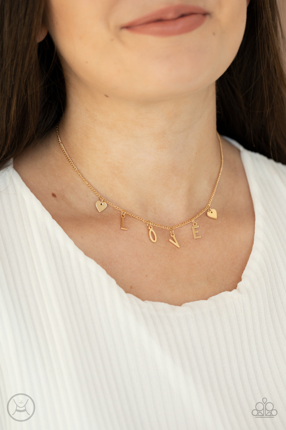 Paparazzi ♥ Love Conquers All - Gold ♥  Necklace