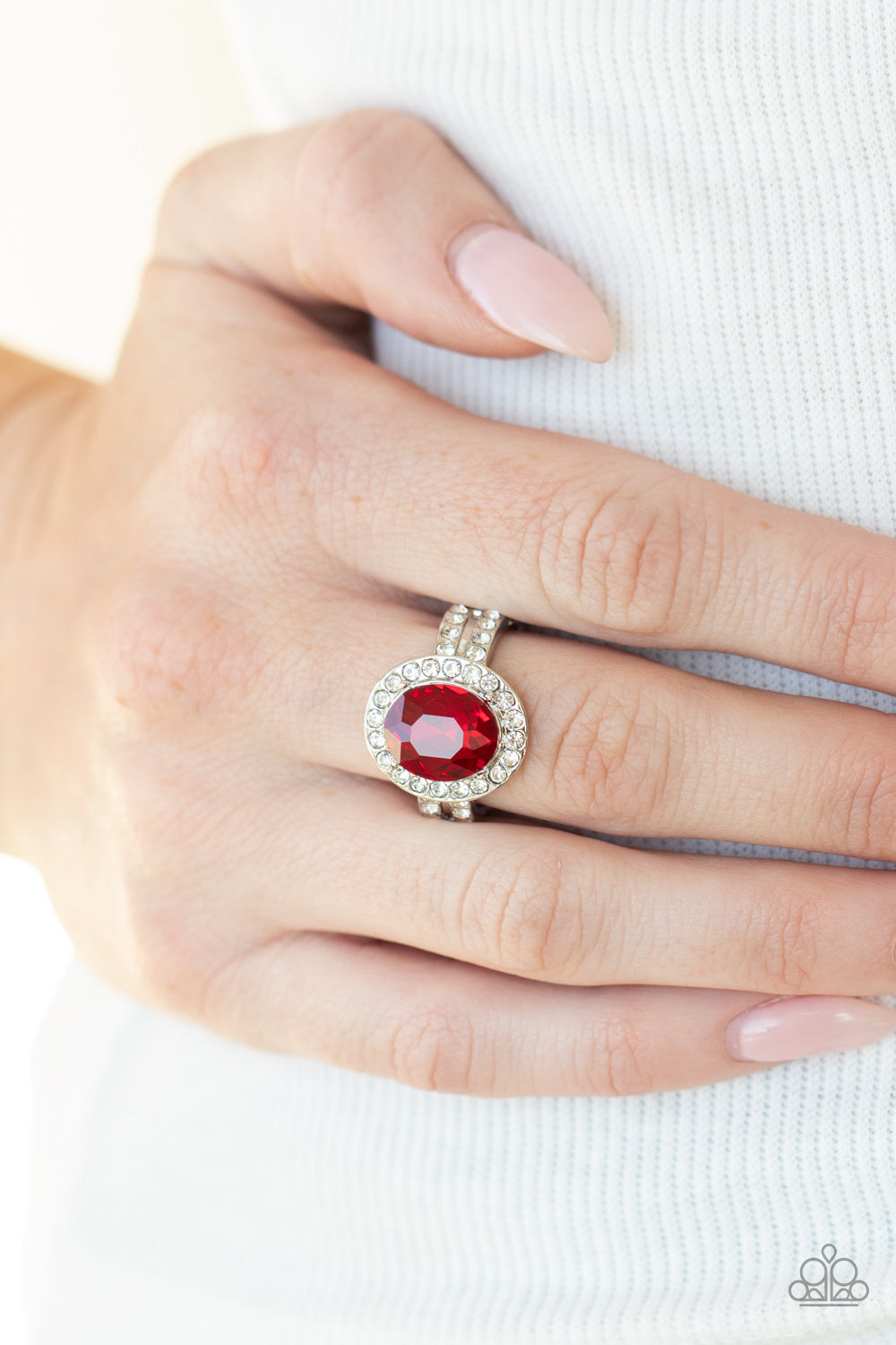 Paparazzi ♥ Unstoppable Sparkle - Red ♥  Ring