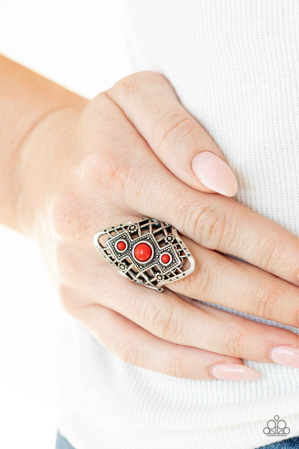 Paparazzi ♥ Desert Dreamland - Red ♥  Ring