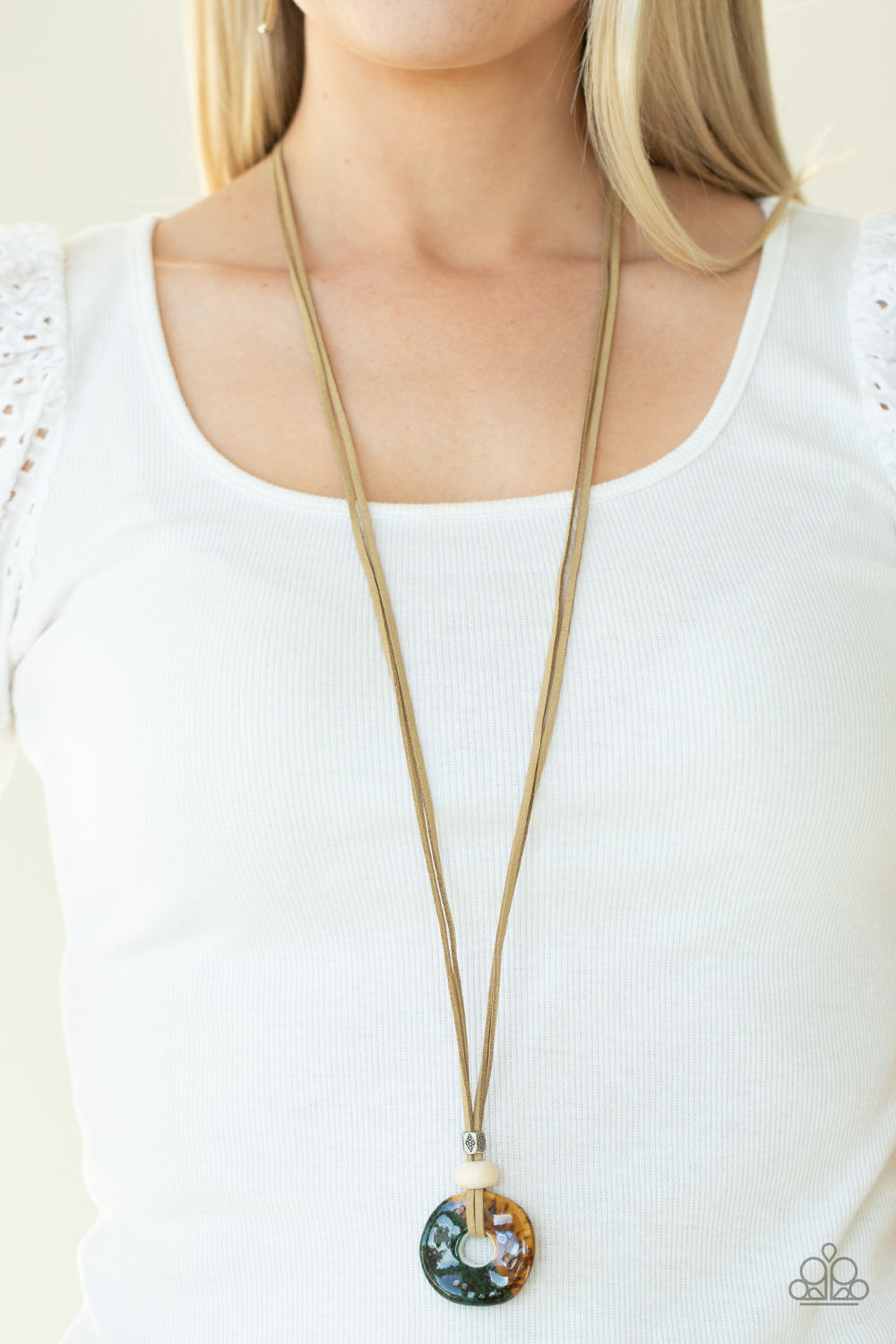 Paparazzi ♥ Primal Paradise - Brown ♥  Necklace