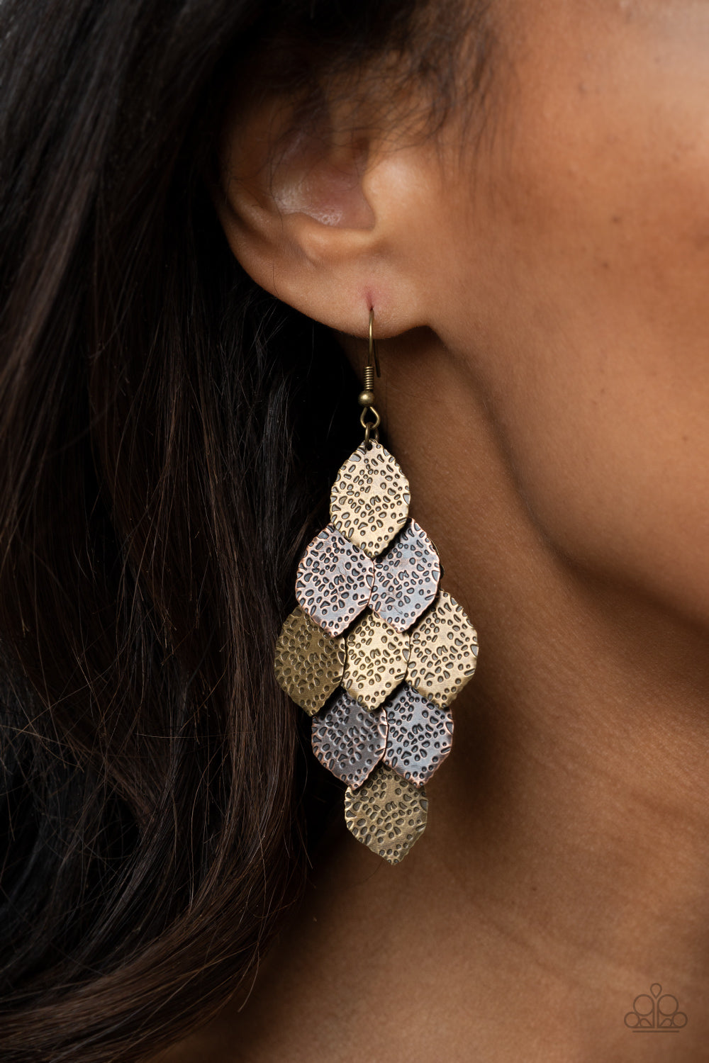 Paparazzi ♥ Loud and Leafy - Multi ♥  Earrings