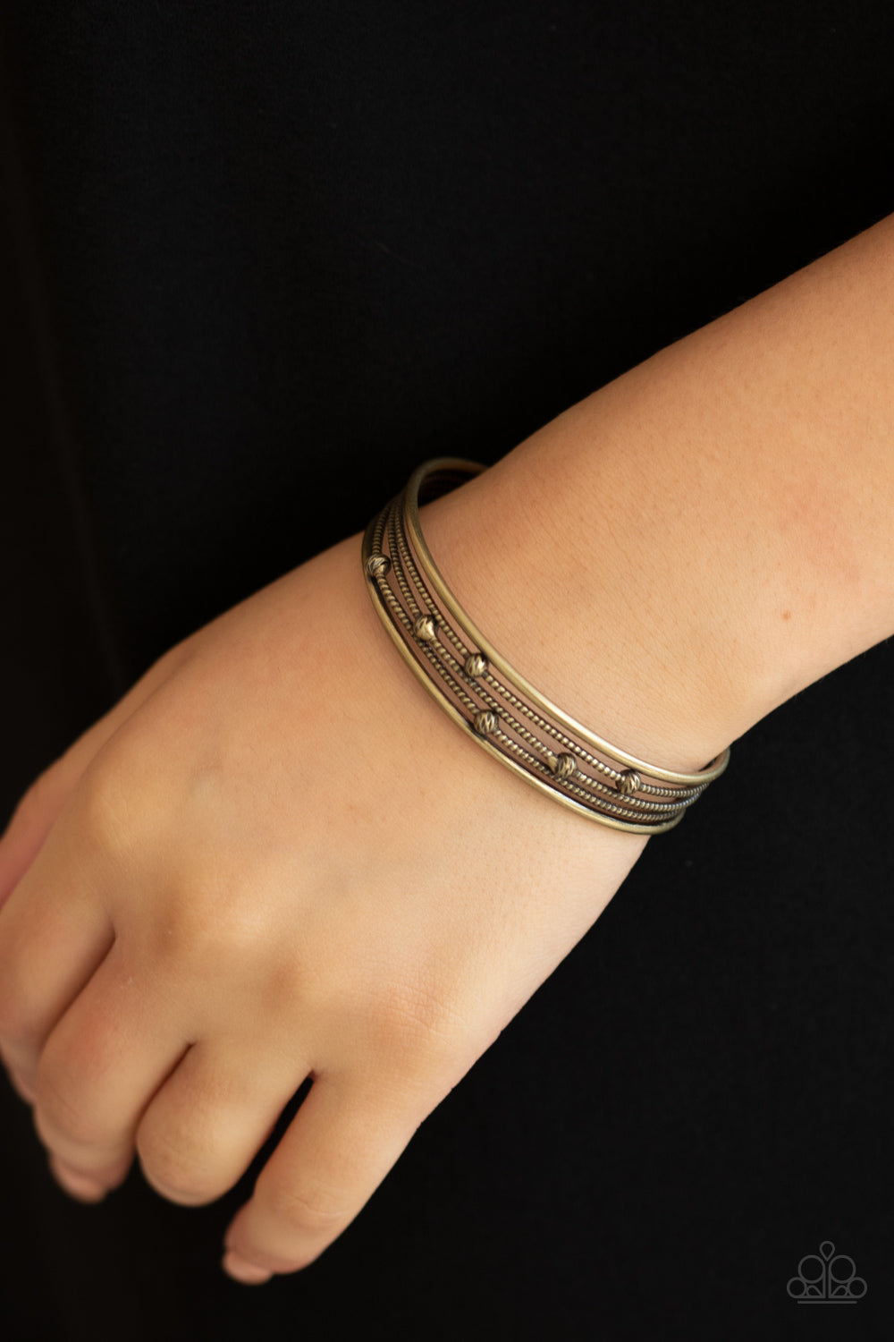 Paparazzi ♥ Extra Expressive - Brass ♥  Bracelet