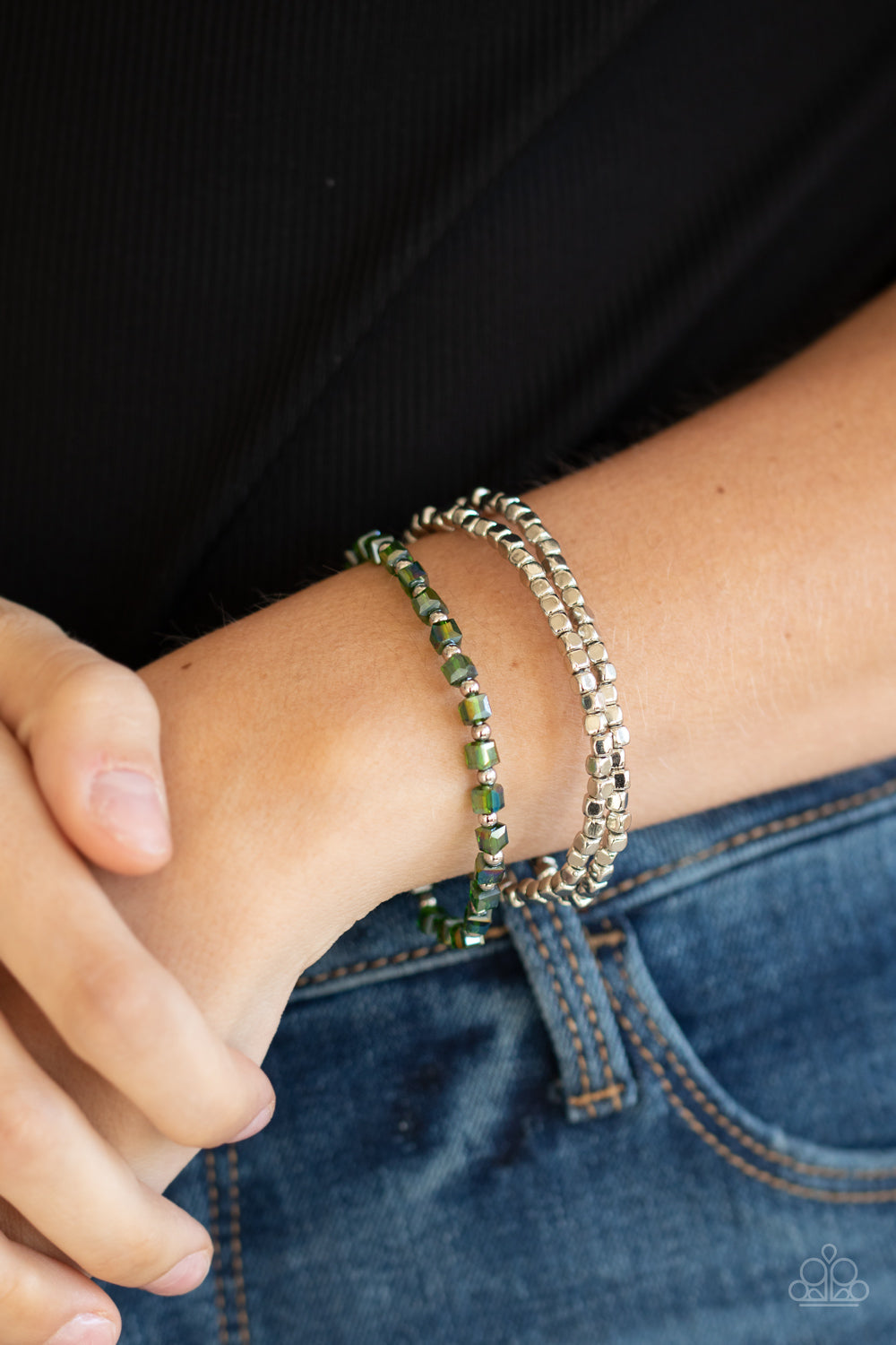 Paparazzi ♥ Mix and Mash - Green ♥  Bracelet