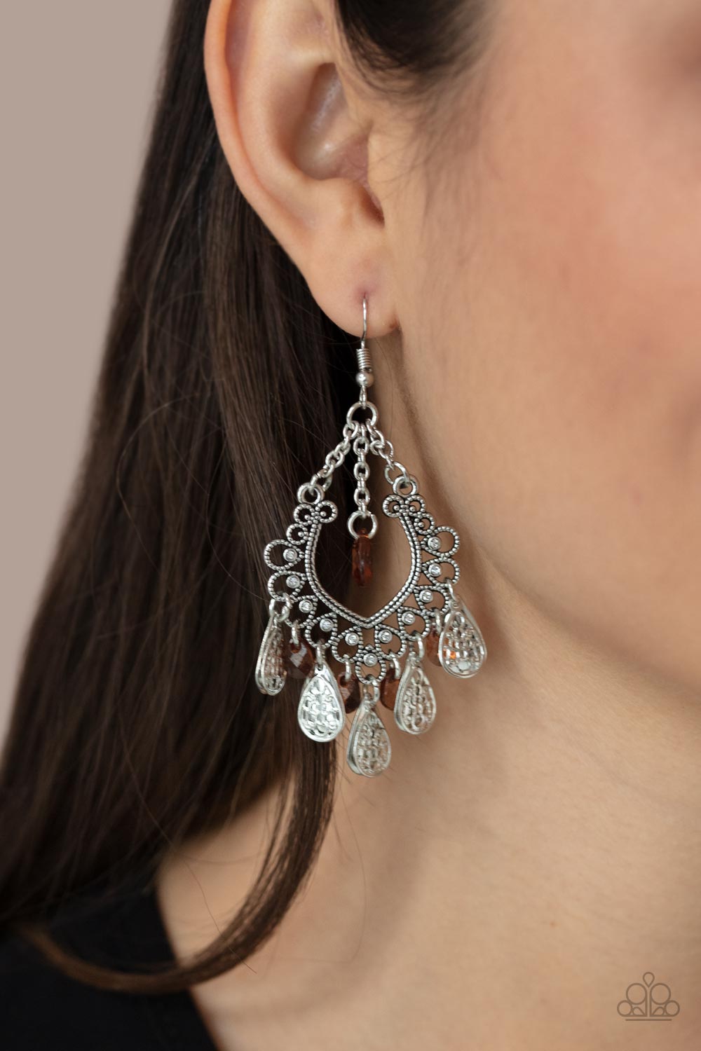 Paparazzi ♥ Musical Gardens - Brown ♥  Earrings