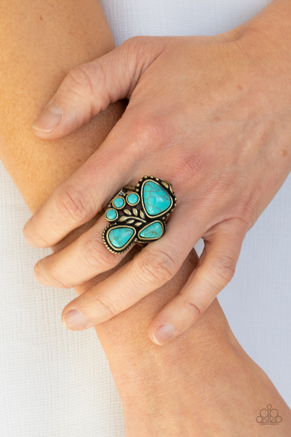 Paparazzi ♥ Mystical Mesa - Brass ♥  Ring