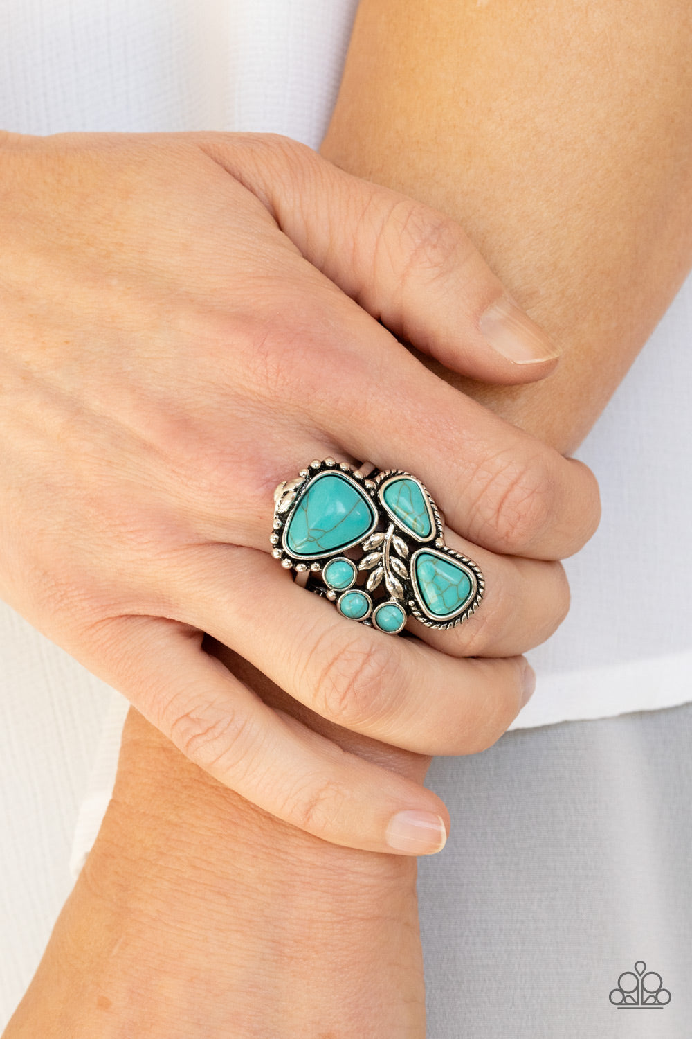 Paparazzi ♥ Mystical Mesa - Blue ♥  Ring