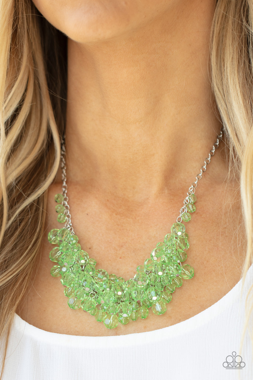 Paparazzi ♥ Let The Festivities Begin - Green ♥  Necklace