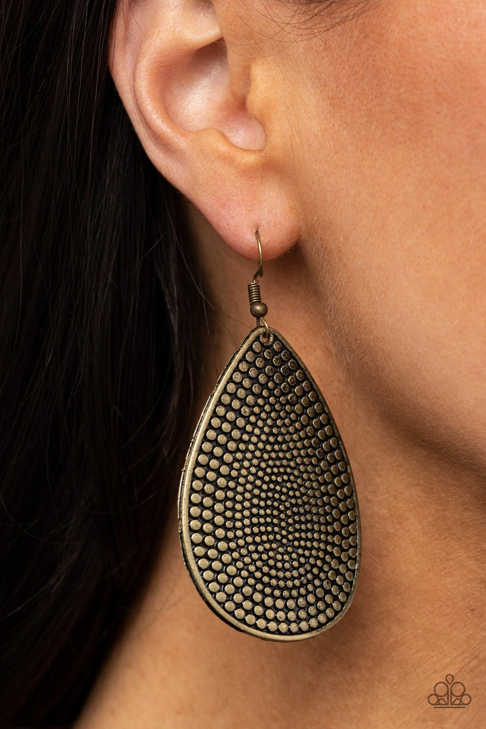 Paparazzi ♥ Artisan Adornment - Brass ♥  Earrings