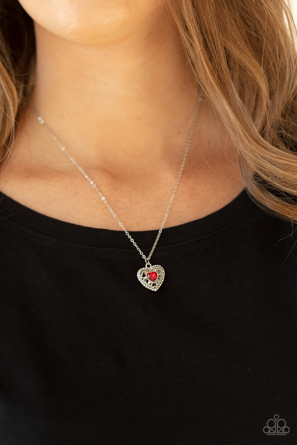 Paparazzi ♥ Treasures of the Heart - Red ♥  Necklace