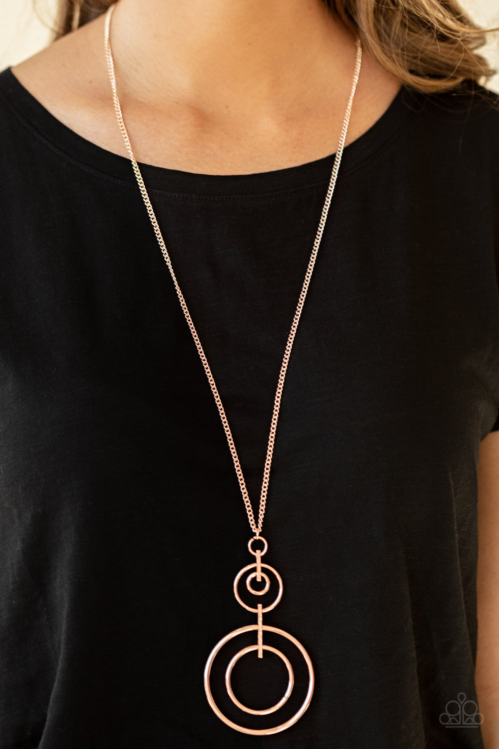 Paparazzi ♥ The Inner Workings - Rose Gold ♥  Necklace