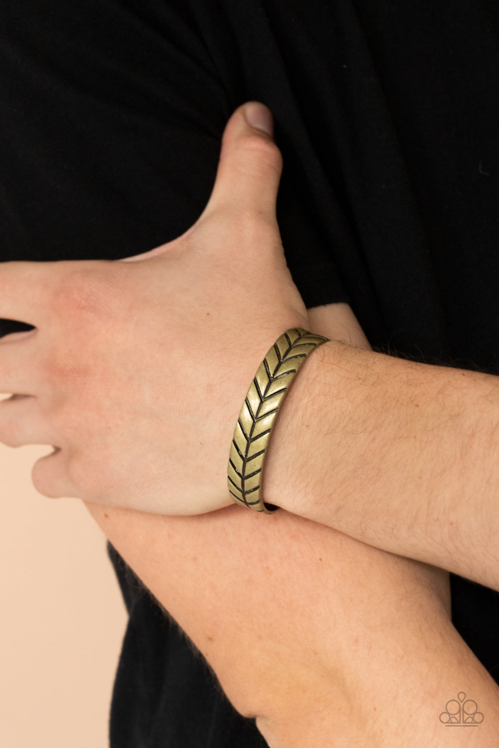 Paparazzi ♥ Ancient Archer - Brass ♥  Mens Bracelet