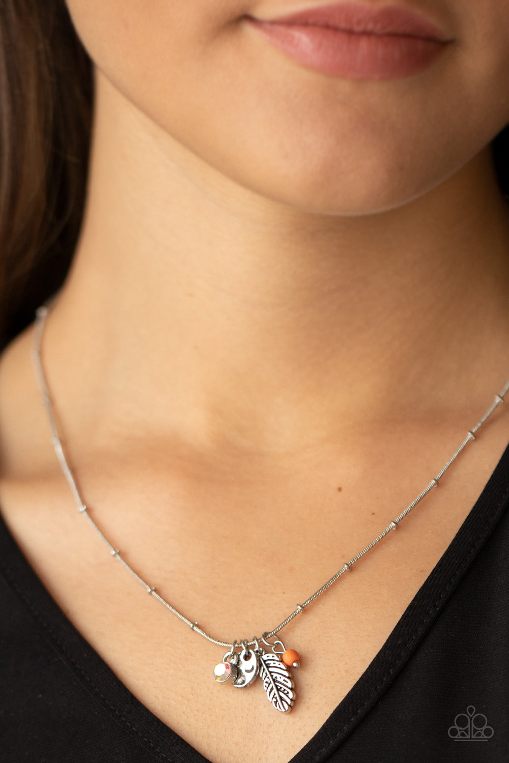 Paparazzi ♥ Wildly WANDER-ful - Orange ♥  Necklace