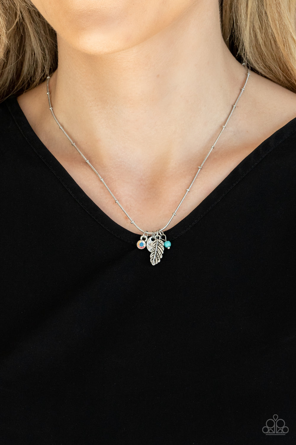 Paparazzi ♥ Wildly WANDER-ful - Blue ♥  Necklace