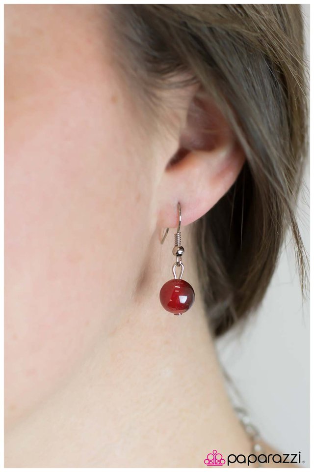 Paparazzi ♥ In Anticipation - Red ♥ Necklace