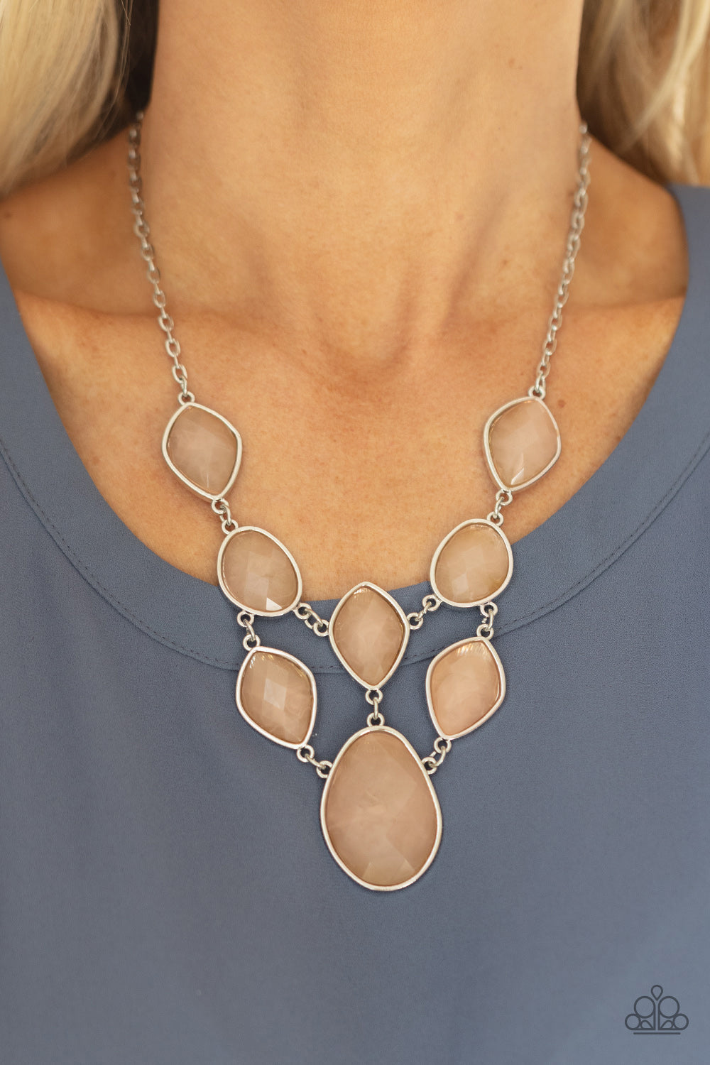 Paparazzi ♥ Opulently Oracle - Brown ♥  Necklace