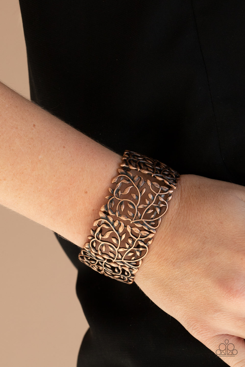 Paparazzi ♥ Verdantly Vintage - Copper ♥  Bracelet