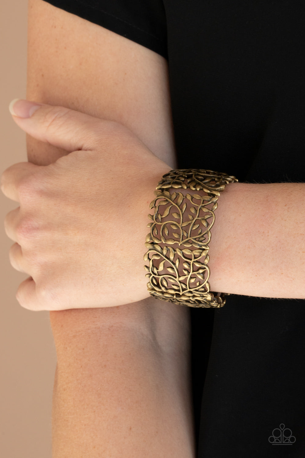 Paparazzi ♥ Verdantly Vintage - Brass ♥  Bracelet