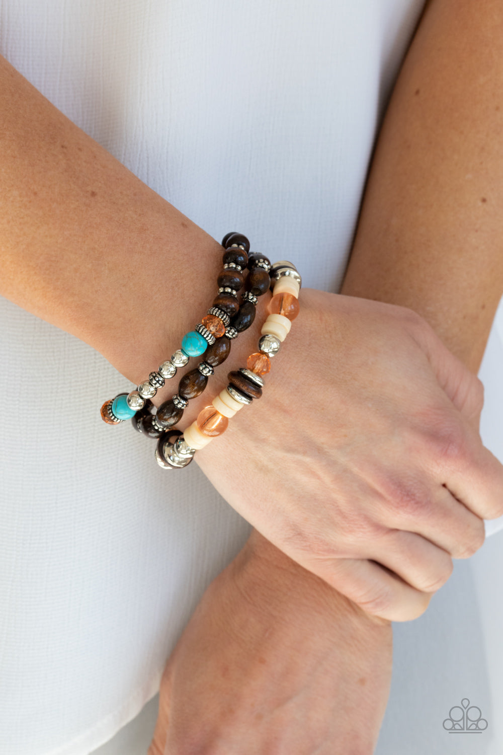 Paparazzi ♥ Belongs In The Wild - Orange ♥  Bracelet