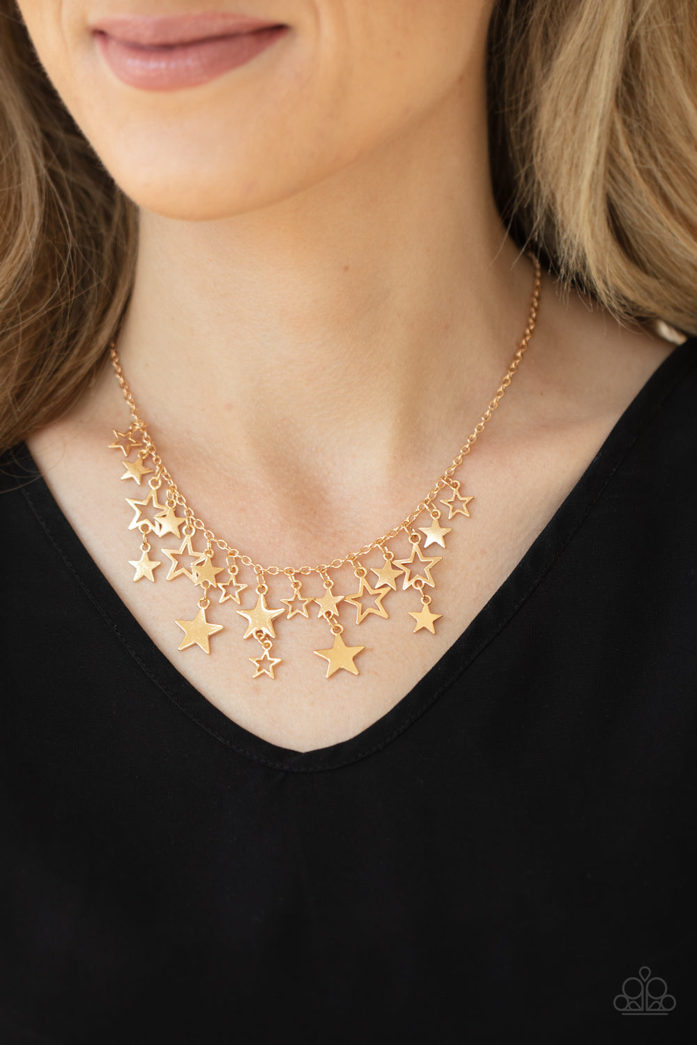 Paparazzi ♥ Stellar Stardom - Gold ♥  Necklace