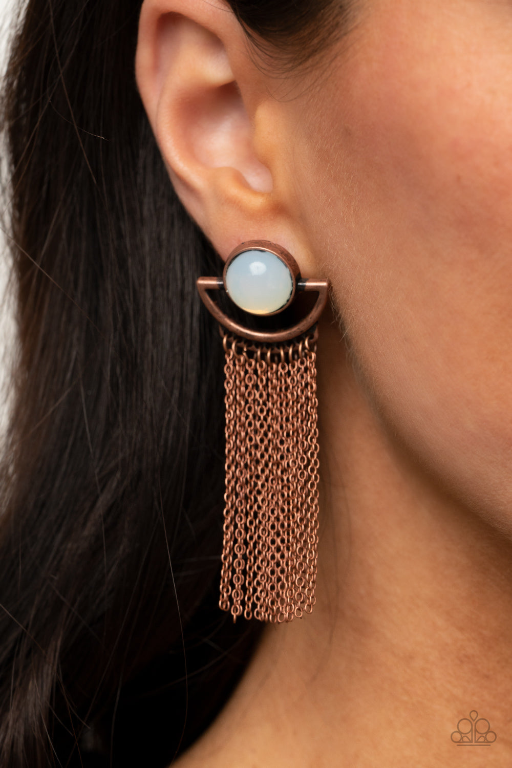 Paparazzi ♥ Opal Oracle - Copper ♥  Post Earrings