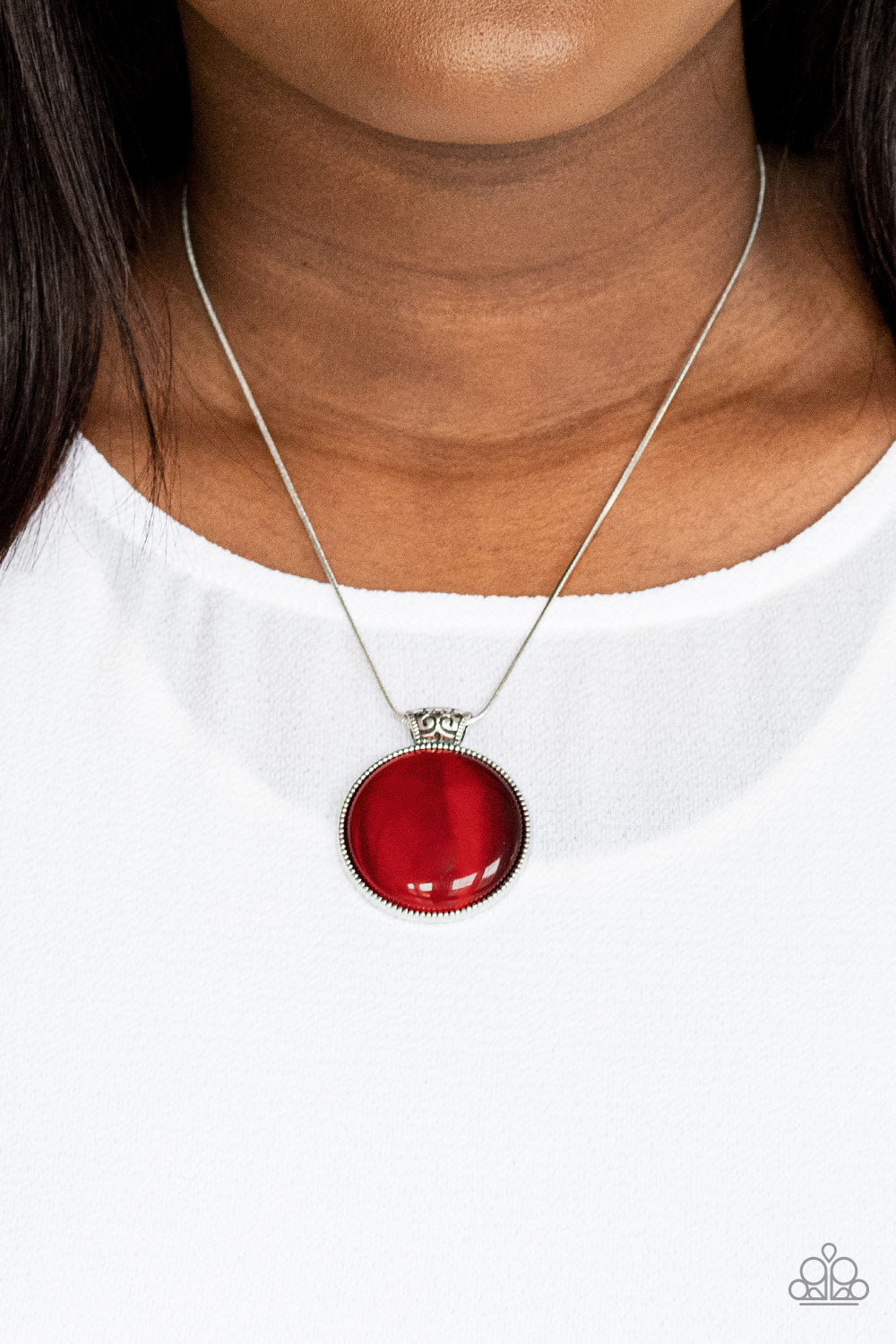 Paparazzi ♥ Look Into My Aura - Red ♥  Necklace