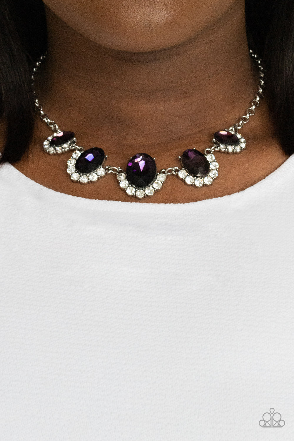 Paparazzi ♥ The Queen Demands It - Purple ♥  Necklace