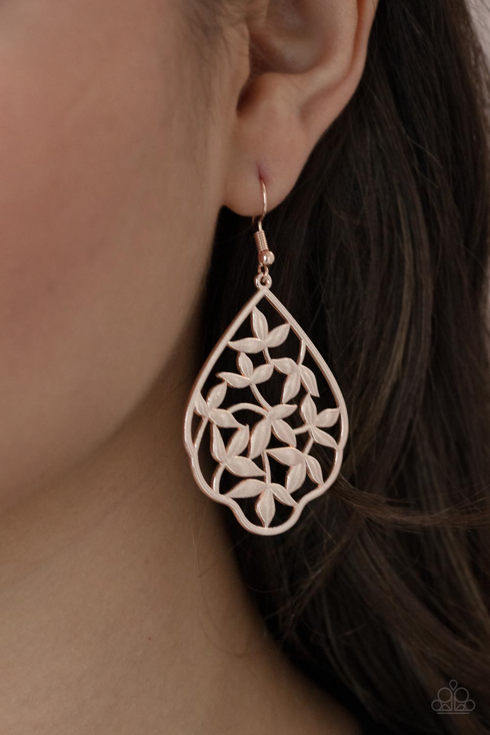 Paparazzi ♥ Taj Mahal Gardens - Rose Gold ♥  Earrings