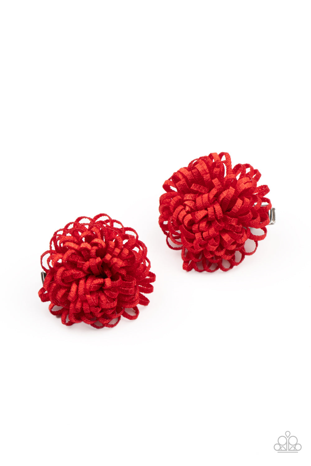 Paparazzi ♥ Pretty in Posy - Red ♥  Hair Clip