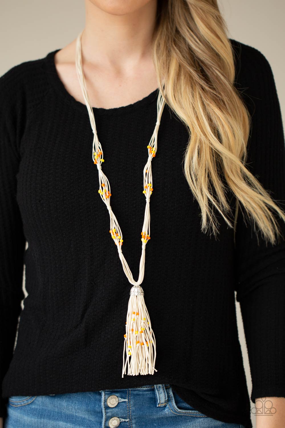 Paparazzi ♥ Summery Sensations - Orange ♥  Necklace
